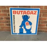 Aluminium Butagaz Double Sided & Flanged Sign