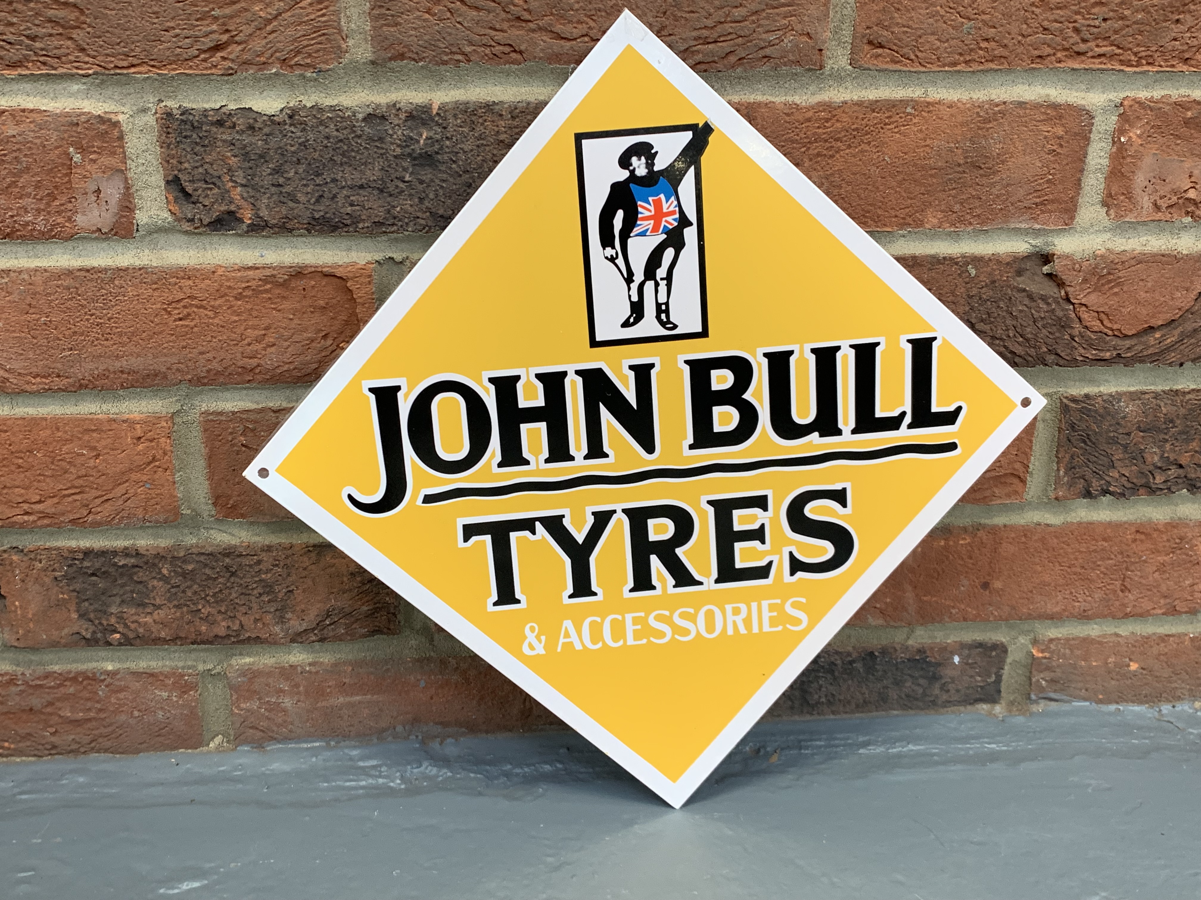 Three Metal BP, Esso, Mr Drip & John Bull Tyres Signs (3) - Image 3 of 5