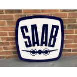 Original Perspex SAAB Sign