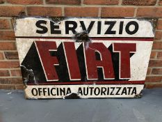 Painted Servizio Fiat Sign (Ex Goodwood Display)