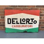 Painted Dellorto Carburatori Sign (Ex Goodwood Display)