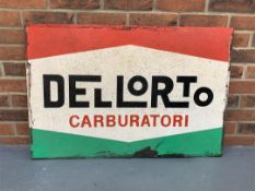 Painted Dellorto Carburatori Sign (Ex Goodwood Display)