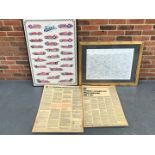 Two Fibreglass Factory Regulations Posters, Print Pit Gate A/P By Myhill & One Other