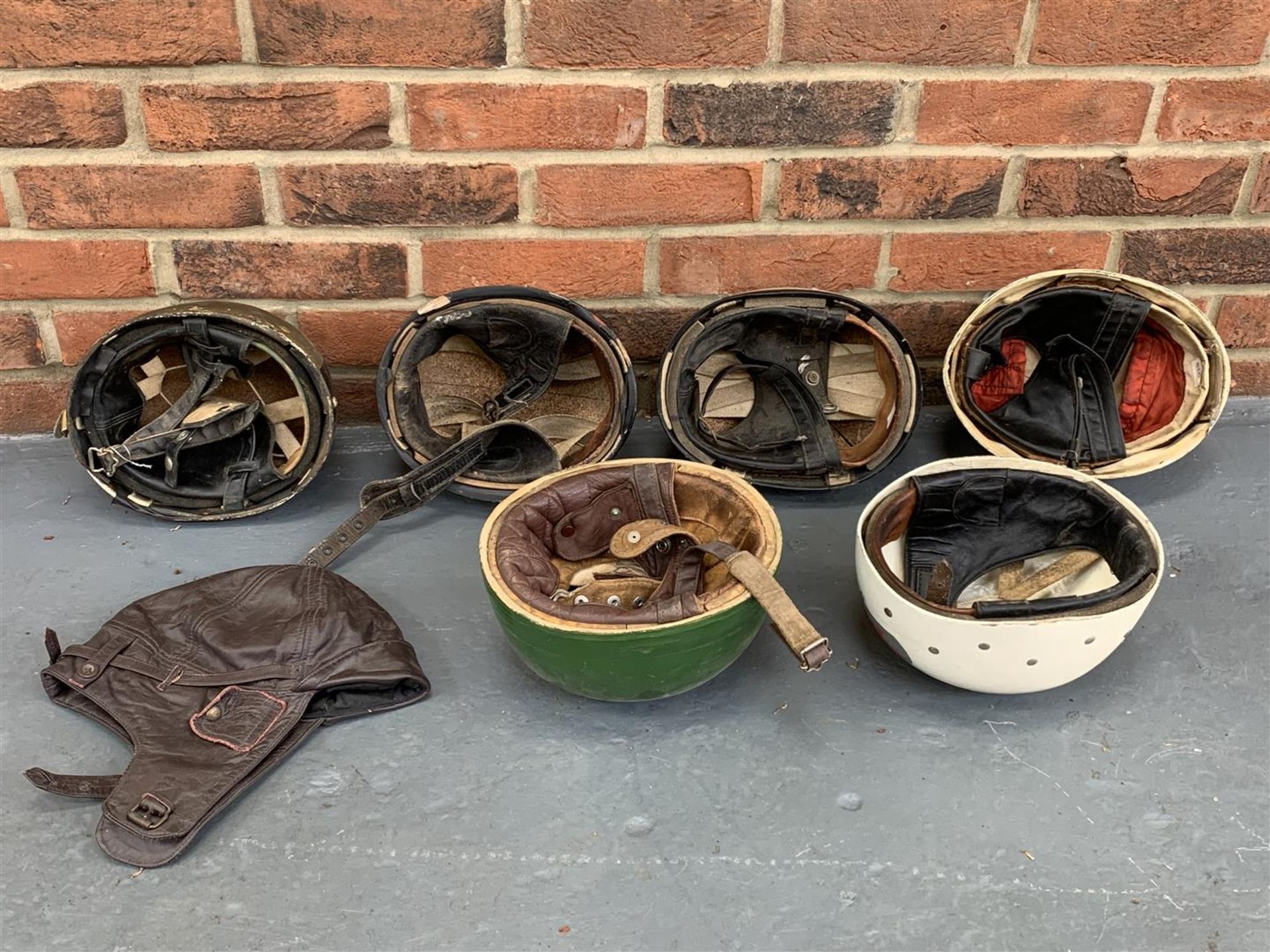 Seven Vintage Race Helmets (For Display Only) - Image 2 of 2