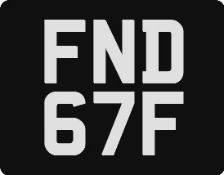 FND 67F Registration number