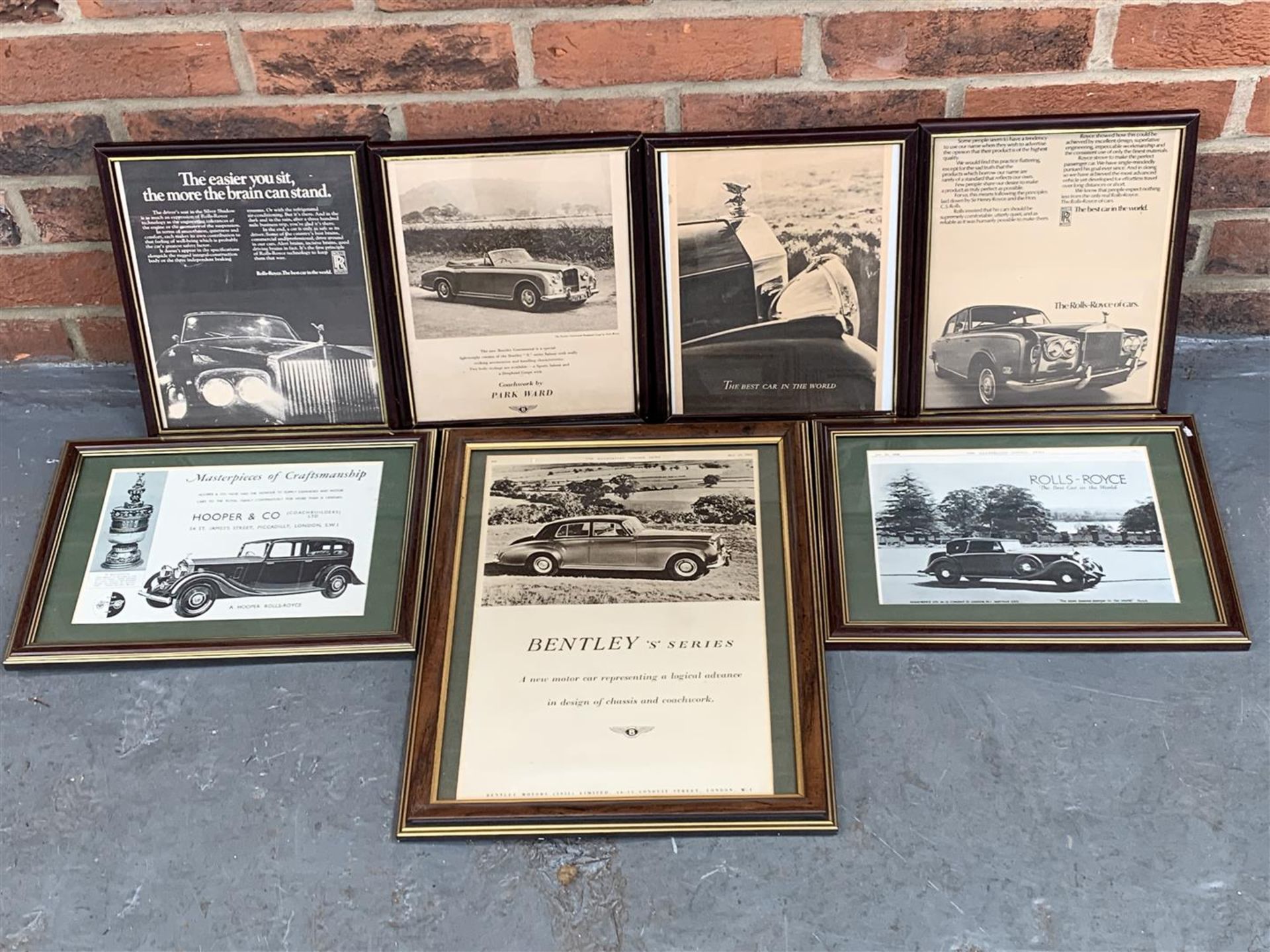 Seven Rolls Royce & Bentley Framed Prints