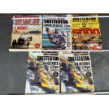 Five Snetterton Racing Posters
