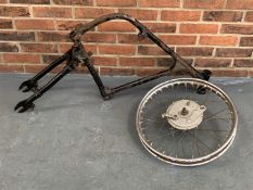 Tiger Cub Frame & Front Wheel (2)