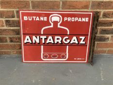 Enamel Double Sided & Flanged Antargaz Sign