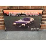 Original 1977 Reliant Scimitar Poster