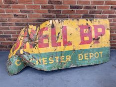 Original Shell/BP Chichester Depot Sign A/F