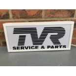 Illuminated TVR Service & Parts Dealership Sign