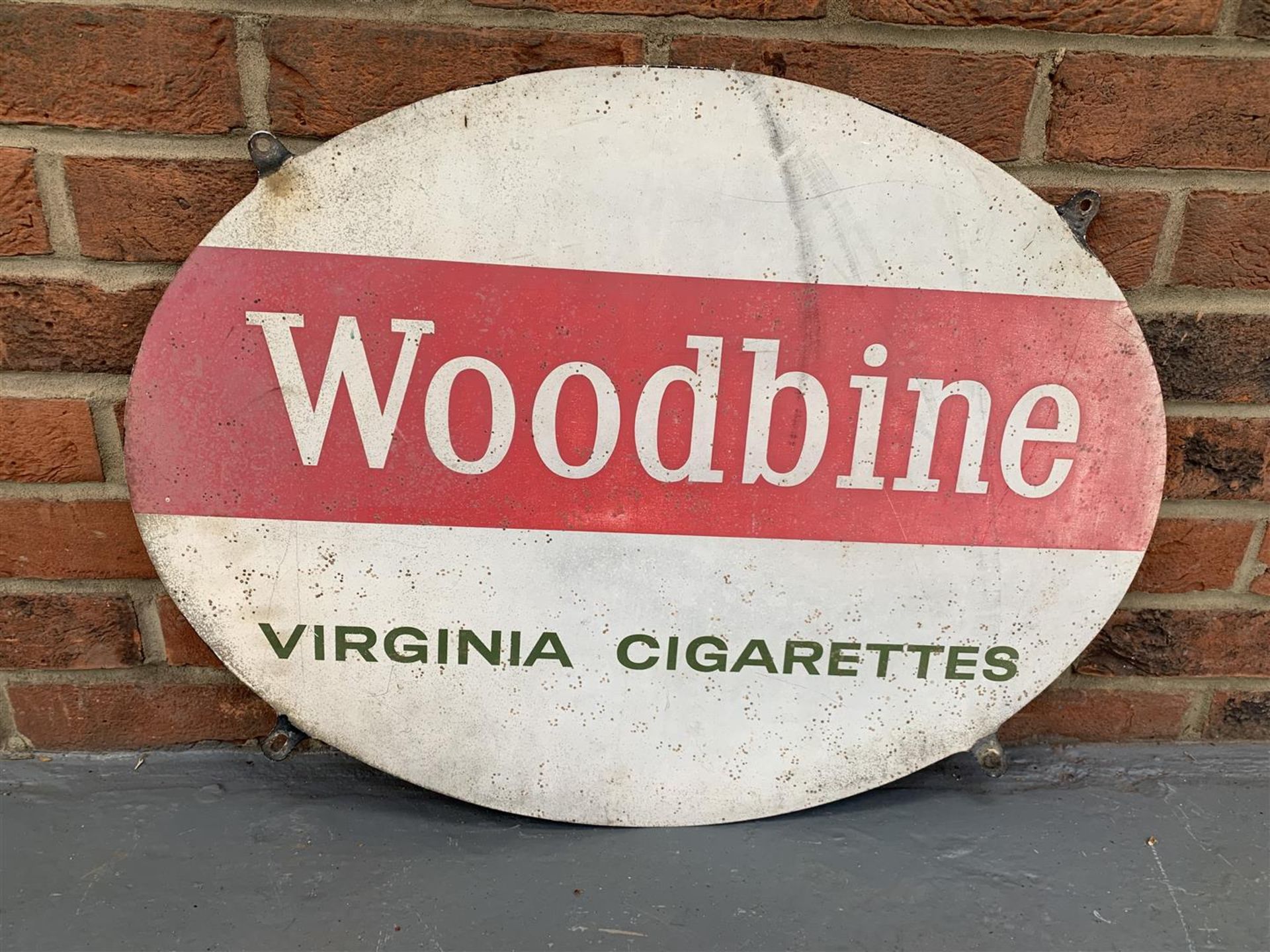 Aluminium Woodbine Cigarettes Sign