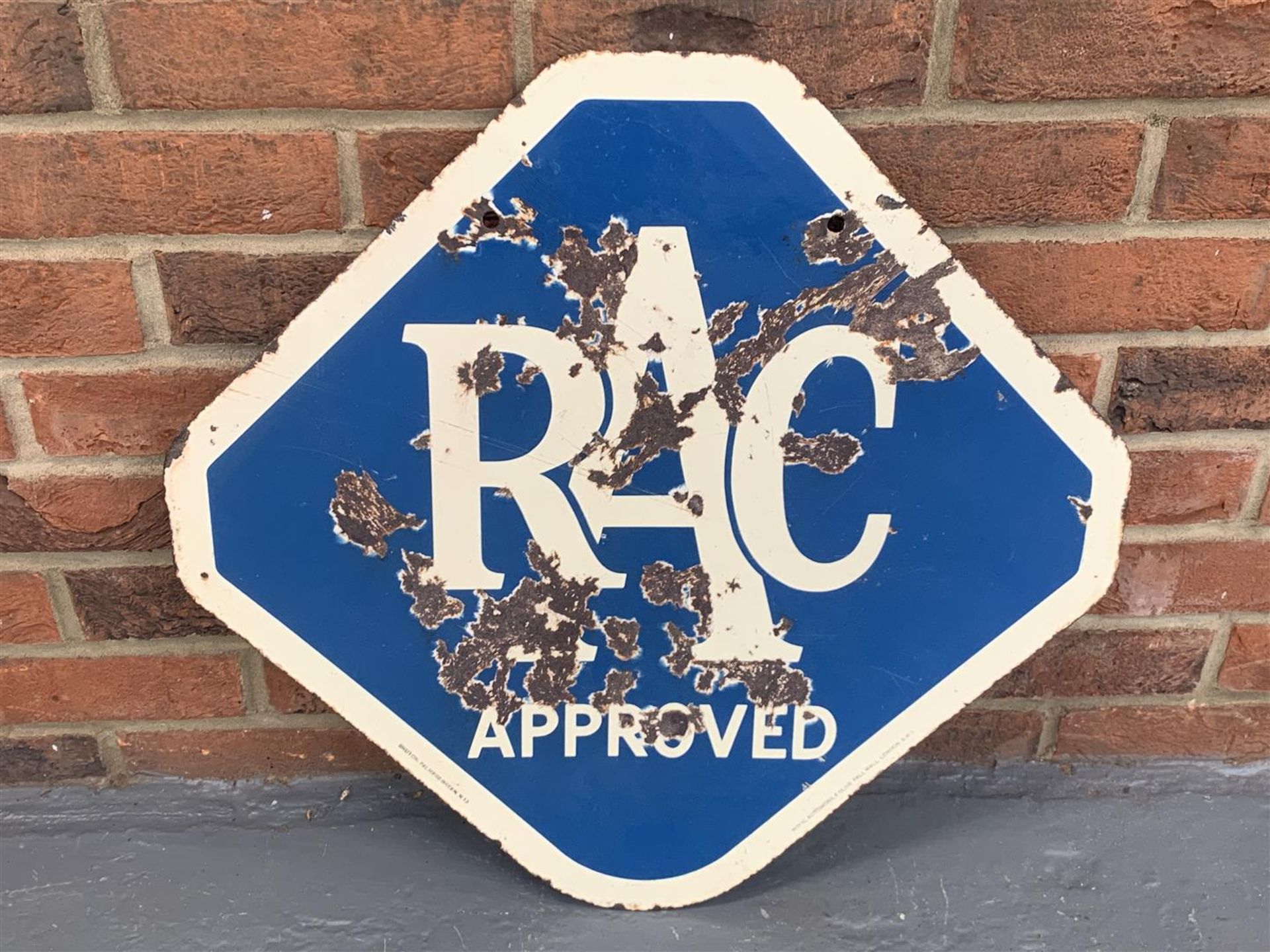 Enamel RAC Approved Double Sided Sign - Image 2 of 2