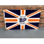 Enamel BP Motor Spirit Flanged Sign