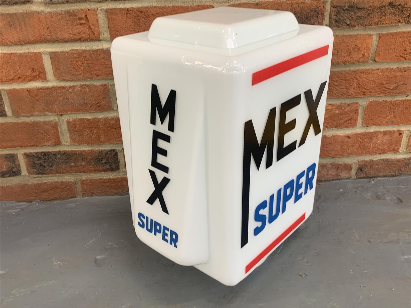 Glass MEX Super" Petrol Globe" - Image 2 of 3