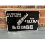 Cast Aluminium Lodge Spark Plug Sign