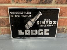 Cast Aluminium Lodge Spark Plug Sign