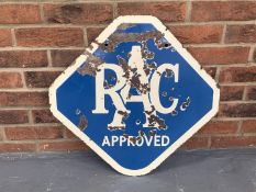 Enamel RAC Approved Double Sided Sign