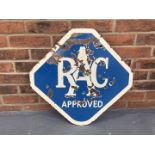 Enamel RAC Approved Double Sided Sign