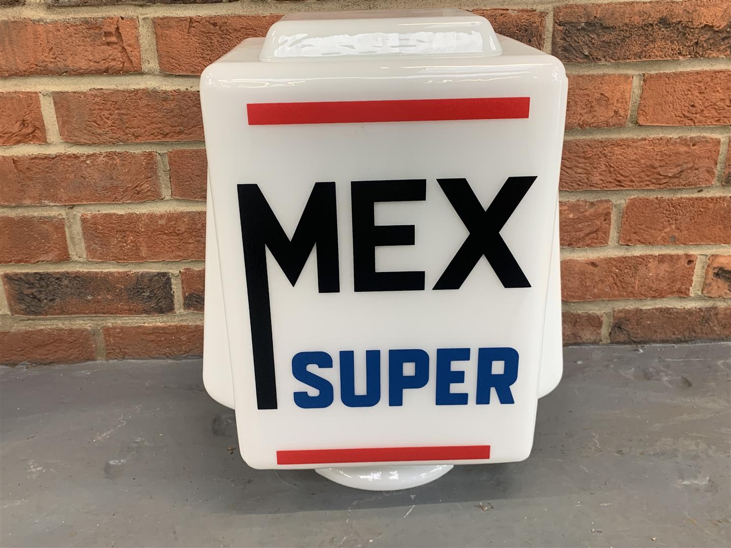 Glass MEX Super" Petrol Globe" - Image 3 of 3