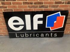 Aluminium ELF Lubricants Sign