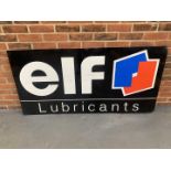 Aluminium ELF Lubricants Sign