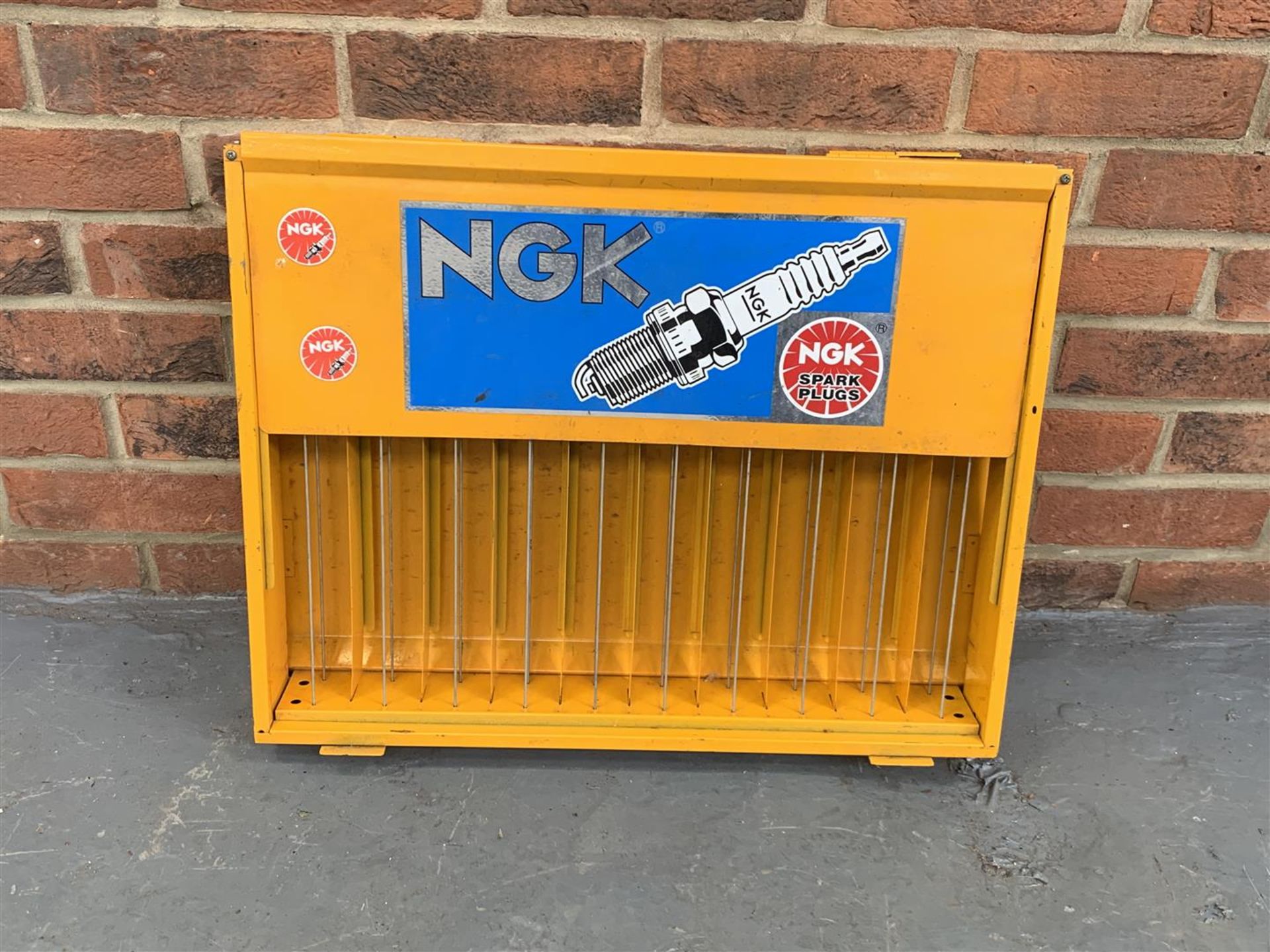 Metal NGK Spark Plug Display Stand