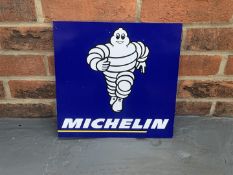 Small New Old Stock Metal Michelin Man Sign