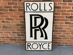 Painted Rolls Royce Sign (Ex Goodwood Display)