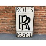 Painted Rolls Royce Sign (Ex Goodwood Display)