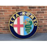Plastic Alfa Romeo Dealership Sign