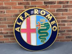 Plastic Alfa Romeo Dealership Sign