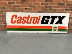 Aluminium Castrol GTX Sign
