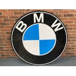 Large Painted On Board BMW Emblem (Ex Goodwood Display)