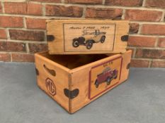 Two Modern Wooden Creates Austin 7 & MG TD (2)