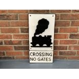 Modern Cast Iron Railway Sign