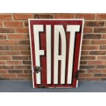 Painted Fiat Sign (Ex Goodwood Display)