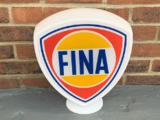 FINA" Glass Petrol Globe"