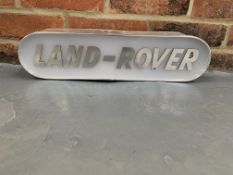 Modern Land Rover Illuminated Dealership Sign