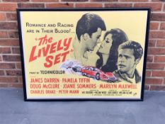 An Original 1964 The Lively Set" Movie Poster"