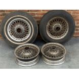 Set Of Four Wire Wheels