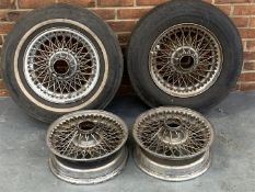 Set Of Four Wire Wheels