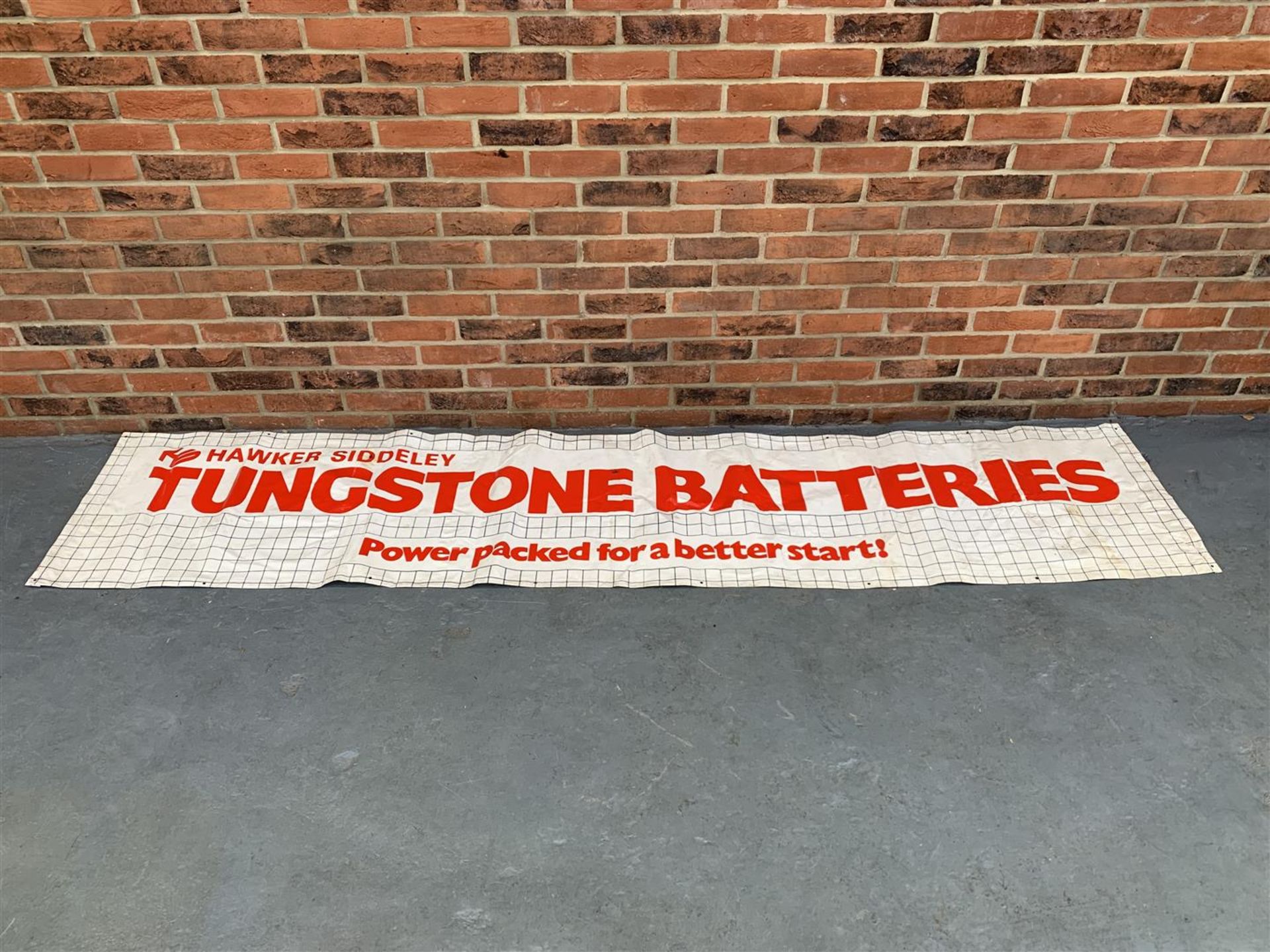 Hawker Siddeley Tungstone Batteries Banner