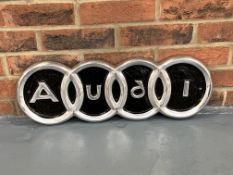 Cast Aluminium Audi Emblem Sign