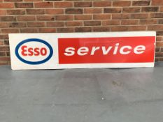 Aluminium Esso Service Sign