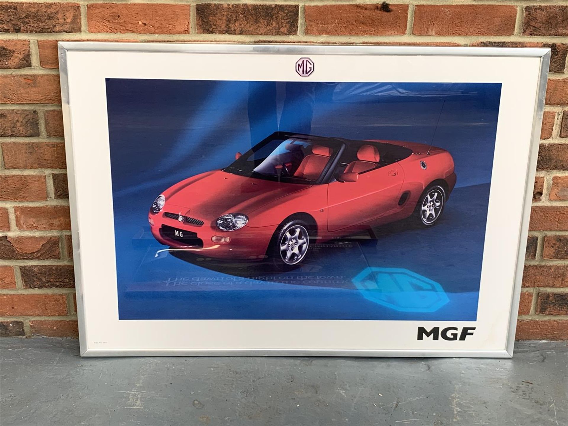 Original 1995 MG-F Poster & Three Motoring Prints (4)