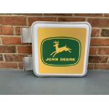 Modern Wall Mounted John Deere Illuminated Dealership Sign