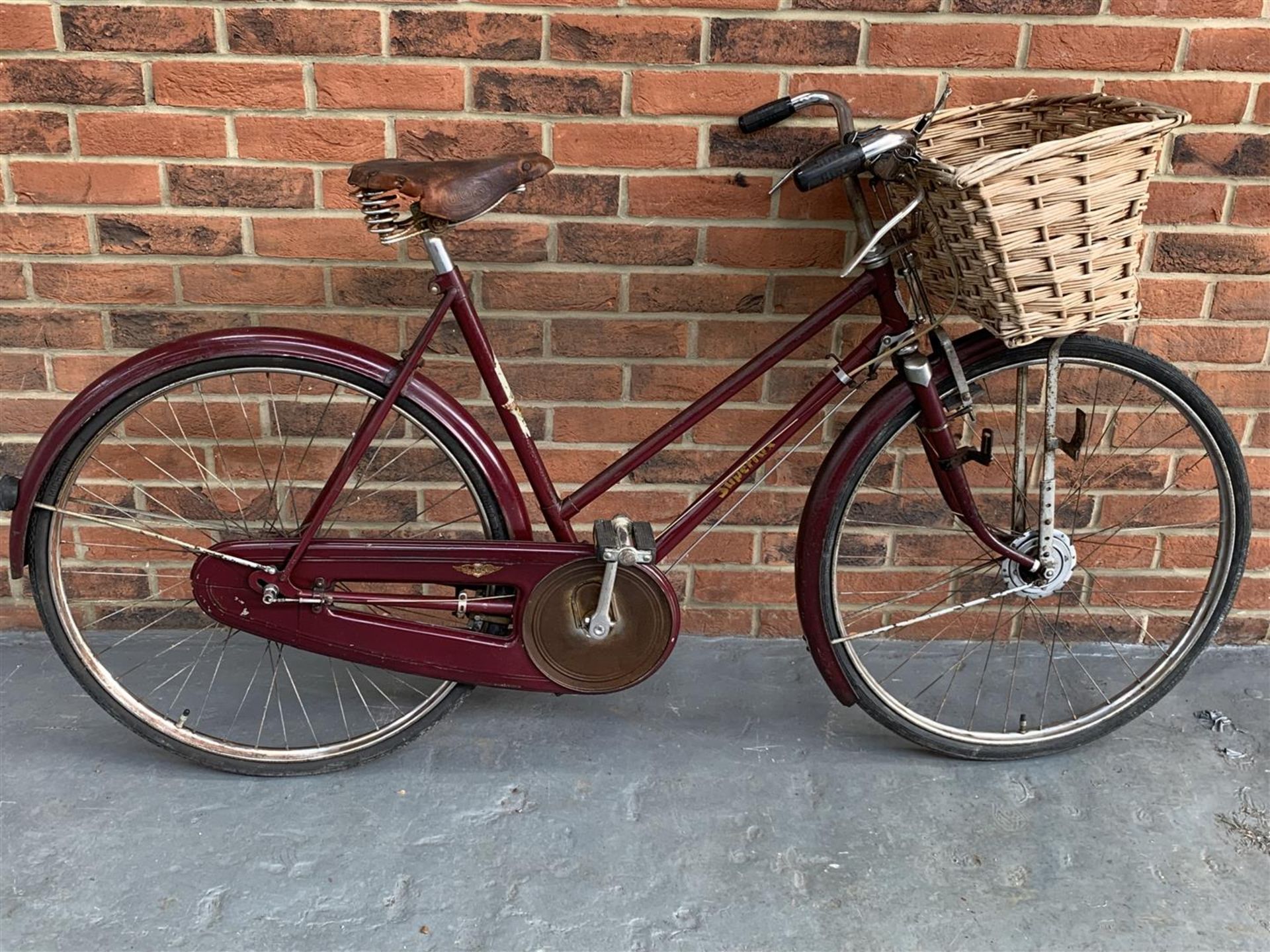 Vintage Ladies James Superlux Bicycle With Basket - Image 2 of 4