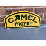 Cast Iron Camel Trophy Sign